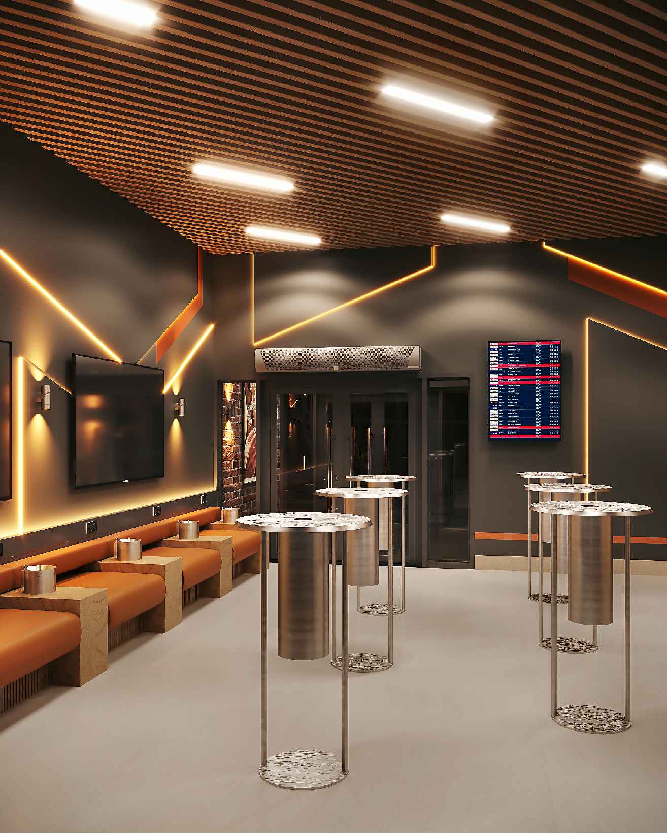 Almaty pilot lounge interior design